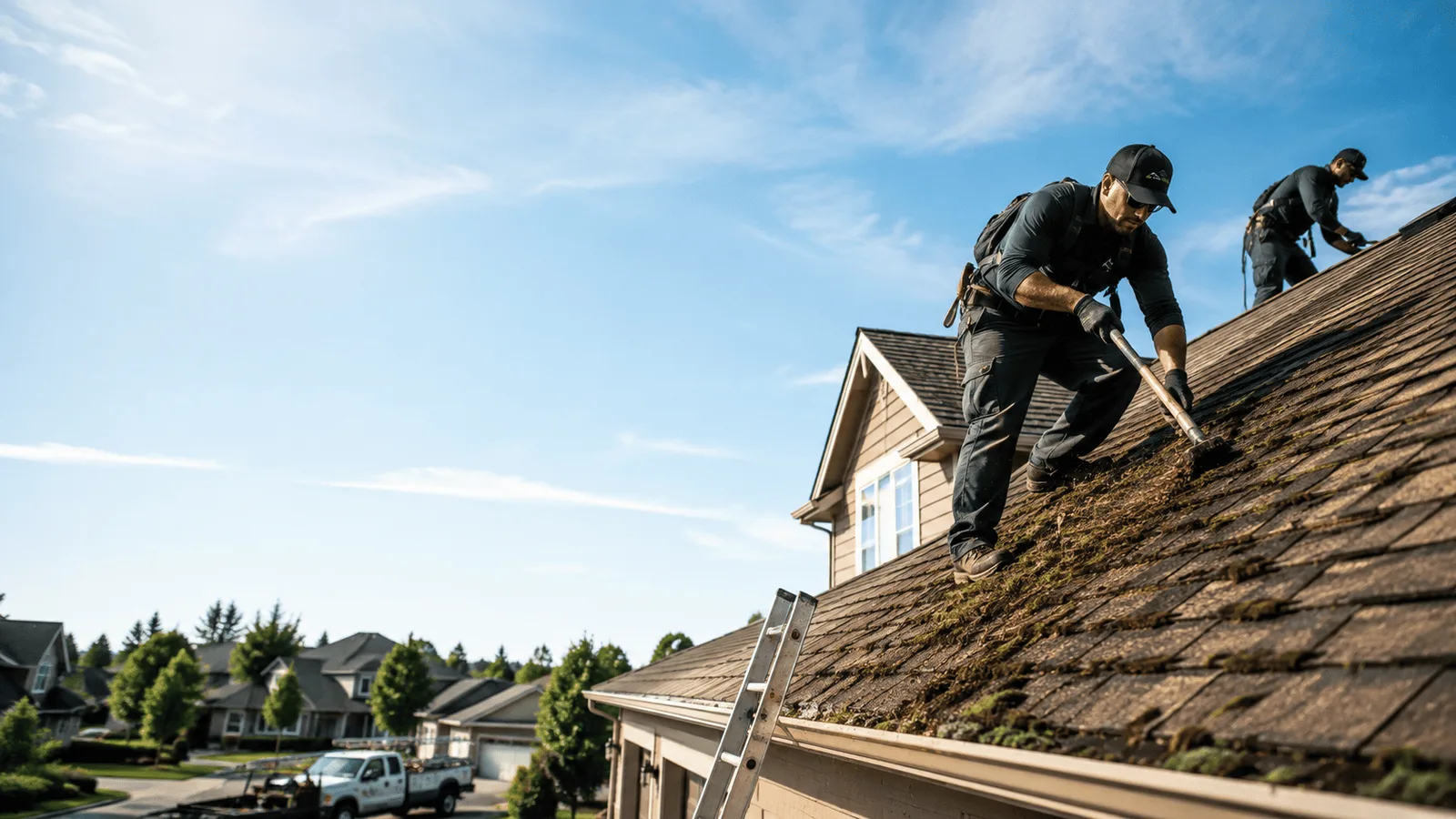 Roof Moss Removal in Liberty, ME near me